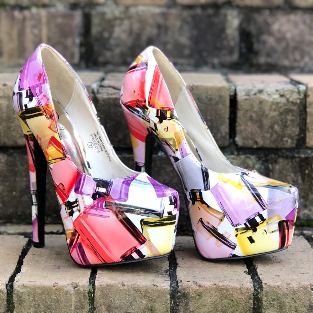 Rosette Elle Platform Pumps